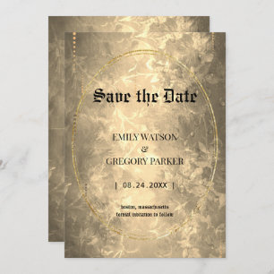 Vintager Hintergrund Save the Date
