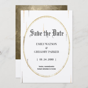 Vintager Hintergrund Save the Date