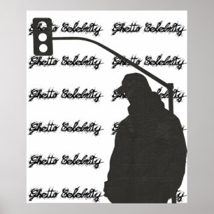 Vintager Hip Hop Getto Celebrity Street Urban Poster