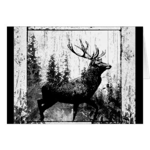 Vintager Hirsch, Rotwild-Tier