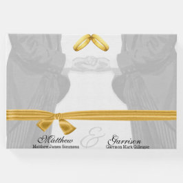 Vintager Hochzeitstag Gästebuch