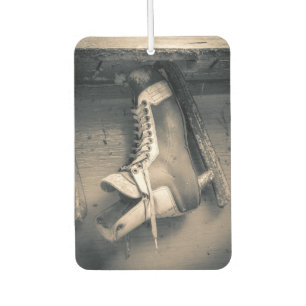 Vintager Hockey-Skate Autolufterfrischer