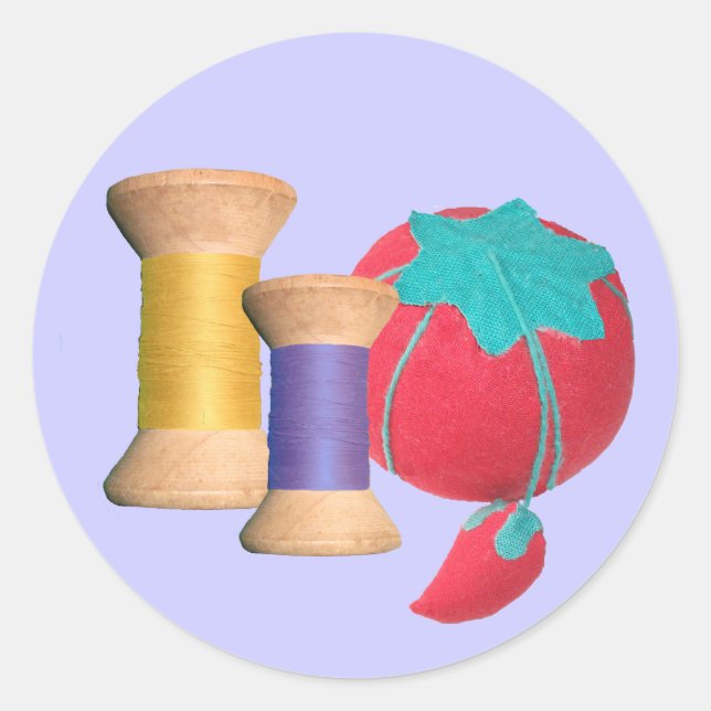 Vintager Holzpool Runder Aufkleber (Vorderseite)