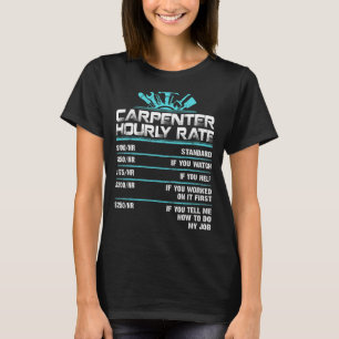 Vintager Holzschnitzereianzug - Stundensatz T-Shirt
