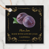 Vintager Homemade Plam Jam Square Hang Tag