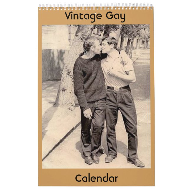 Vintager Homosexuell-Kalender Kalender (Titelbild)