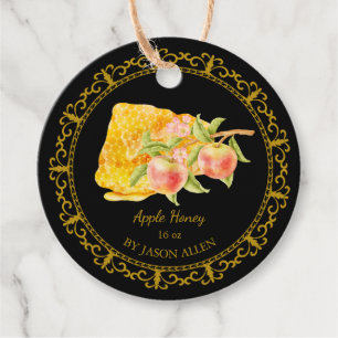 Vintager Honeycomb Apple Infused Honey Hang Tag Geschenkanhänger