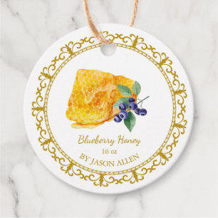Vintager Honeycomb Blueberry Infused Honey Hang Ta Geschenkanhänger