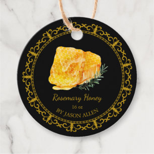 Vintager Honeycomb Rosemary Infted Honey Hang Tag Geschenkanhänger
