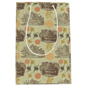 Vintager Honigbienenstock Mittlere Geschenktüte