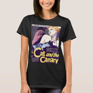 Vintager Horror "Die Katze und die Kanarischen Ins T-Shirt