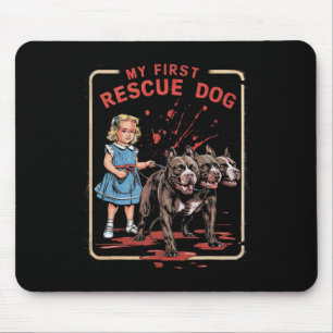 Vintager Horror Film Lover Retro Halloween Shirt R Mousepad