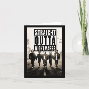 Vintager Horror Halloween Beängstigend Straight Ou Karte