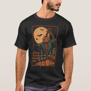 Vintager Horror Halloween Poster Dunkelheit Hallow T-Shirt