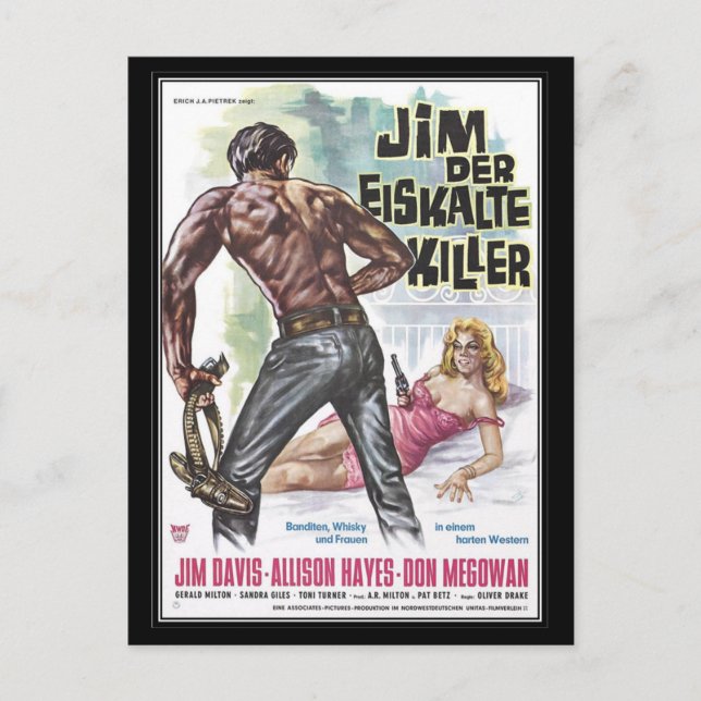 Vintager Horror - Postkarte (Vorderseite)