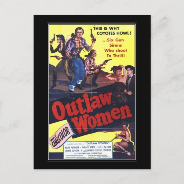 VINTAGER HORROR - POSTKARTE (Vorderseite)