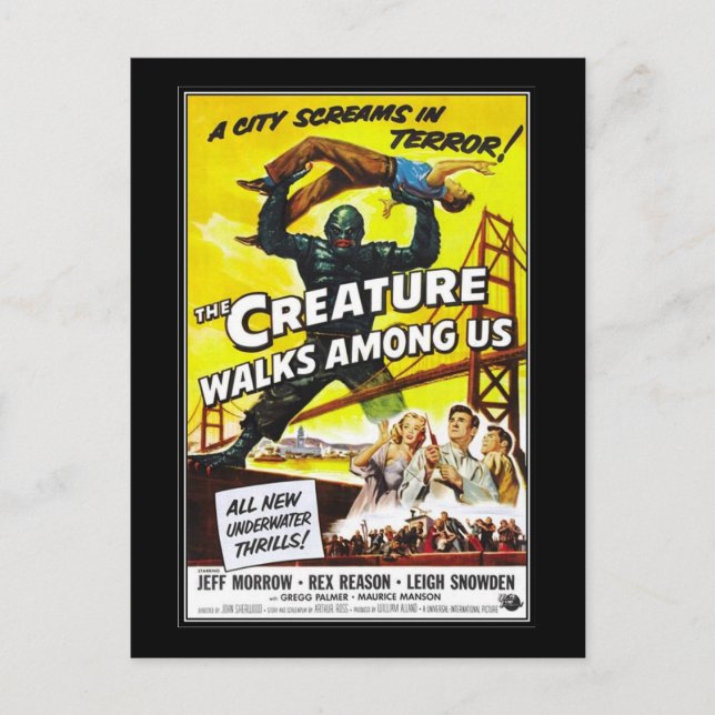 VINTAGER HORROR - POSTKARTE (Vorderseite)