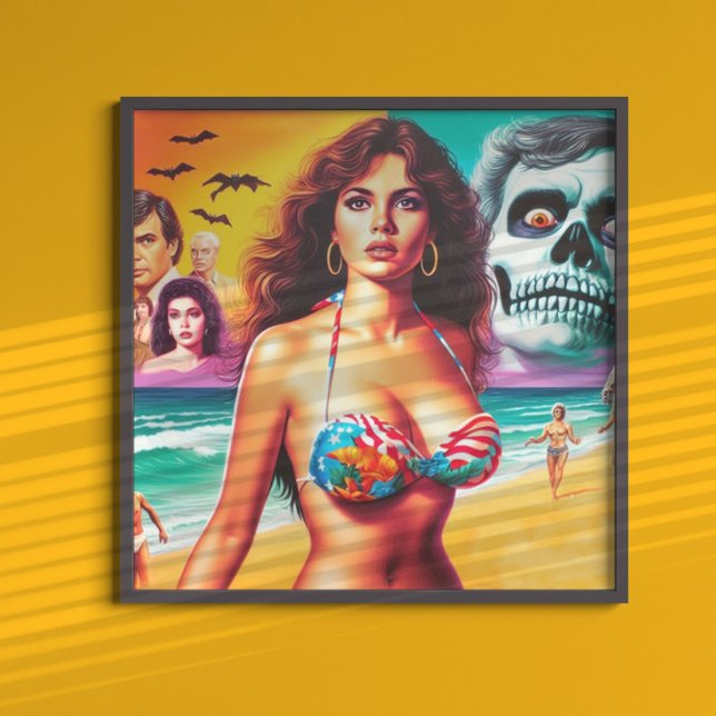 Vintager Horror Sommermädchen Poster (Von Creator hochgeladen)