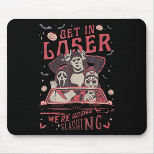 Vintager Horror Spooky Film Lover Retro Halloween Mousepad