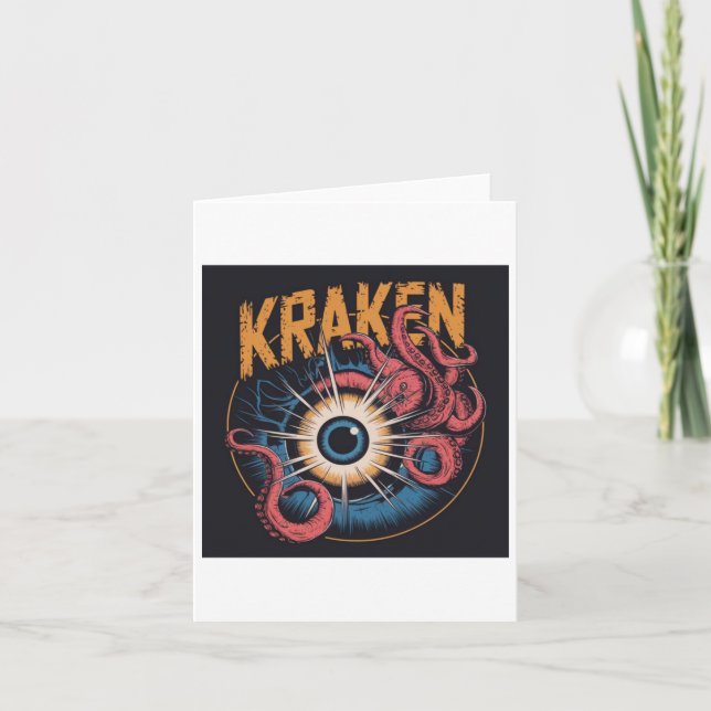 Vintager Horror Sticker2 Karte (Vorderseite)