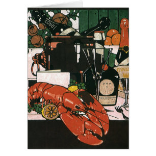 Vintager Hummer Champagner; Extravagantes elegante