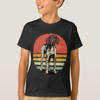 Vintager Hund, kurzhaariger Hund T-Shirt