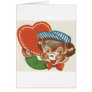Vintager Hund Valentine