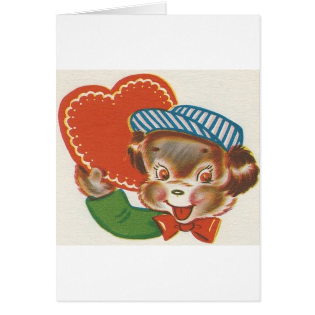 Vintager Hund Valentine (Vorne)