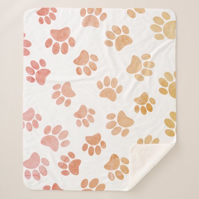 Vintager Hundetext Sherpadecke (Vorderseite)