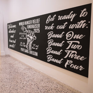 Vintager Hunger Relief Fundraiser Banner