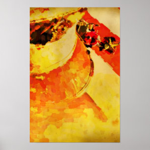 Vintager Hut, Fahne, Medaillenveteranen - Tagesaus Poster