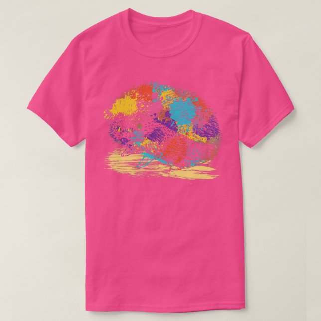 Vintager Igel T-Shirt (Design vorne)