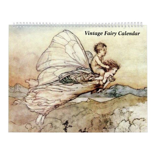 Vintager Illustrationskalender Kalender (Titelbild)