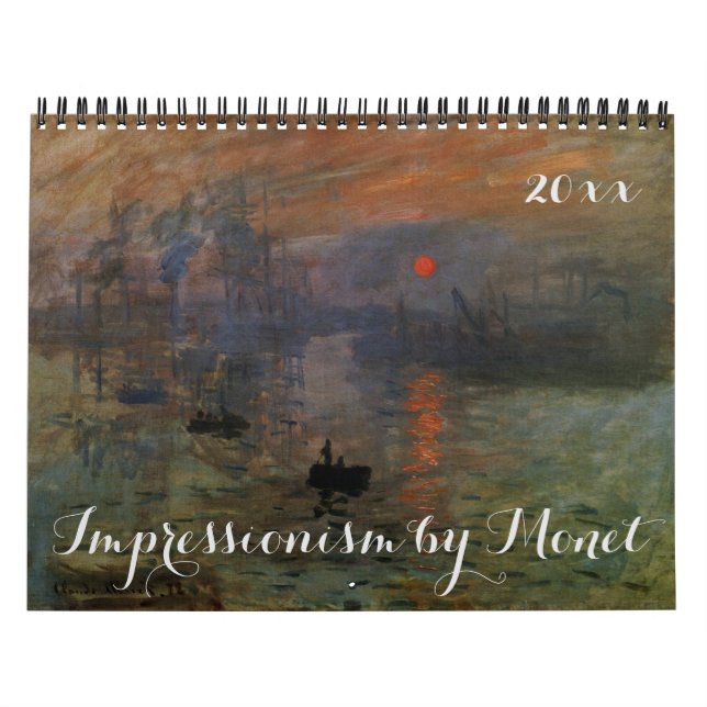 Vintager Impressionismus Kunst von Claude Monet Kalender (Titelbild)