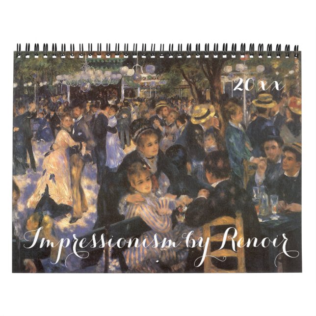 Vintager Impressionismus von Pierre Auguste Renoir Kalender (Titelbild)