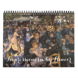 Vintager Impressionismus von Pierre Auguste Renoir Kalender