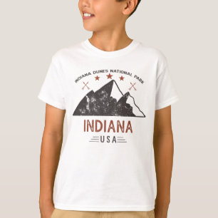 Vintager Indiana Dunes Nationalpark Indiana T-Shirt