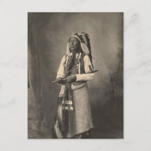Vintager Indianer: Little Chief, Arapahoe - Postkarte