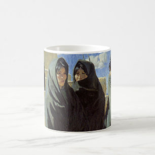 Vintager Indianer, Taos Girls von Walter Ufer Tasse