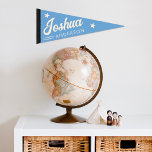 Vintager Individuelle Name Kids Wall Decoration Wimpel Flagge<br><div class="desc">Vintager Individuelle Name Kids Wall Deco Pennant Flag</div>