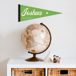 Vintager Individuelle Name Kids Wall Decoration Wimpel Flagge<br><div class="desc">Vintager Individuelle Name Kids Wall Deco Pennant Flag</div>