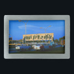 Vintager Irak Baghdad-Tahrir-Platz Rechteckige Gürtelschnalle<br><div class="desc">Vintager Irak Baghdad-Tahrir-Platz</div>