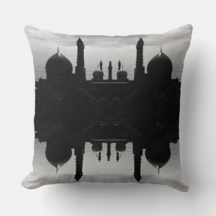 Vintager Iran Qom Moschee von Fatima Laptop Sleeve Kissen