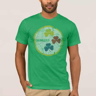 Vintager Iren-Pittsburgh-Trinker-St Patrick Tag T-Shirt