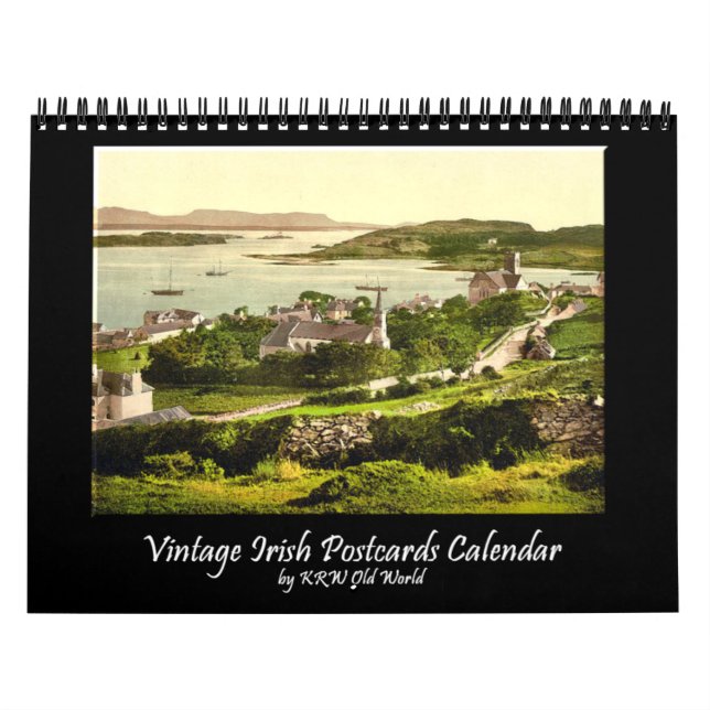 Vintager irischer Postkarten-Kalender 2011 KRW Kalender (Titelbild)