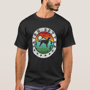 Vintager irischer Setter Retro Dog Mama Vater T-Shirt