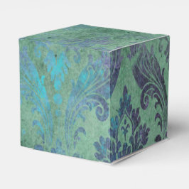 Vintager irisierender Damast Geschenkschachtel