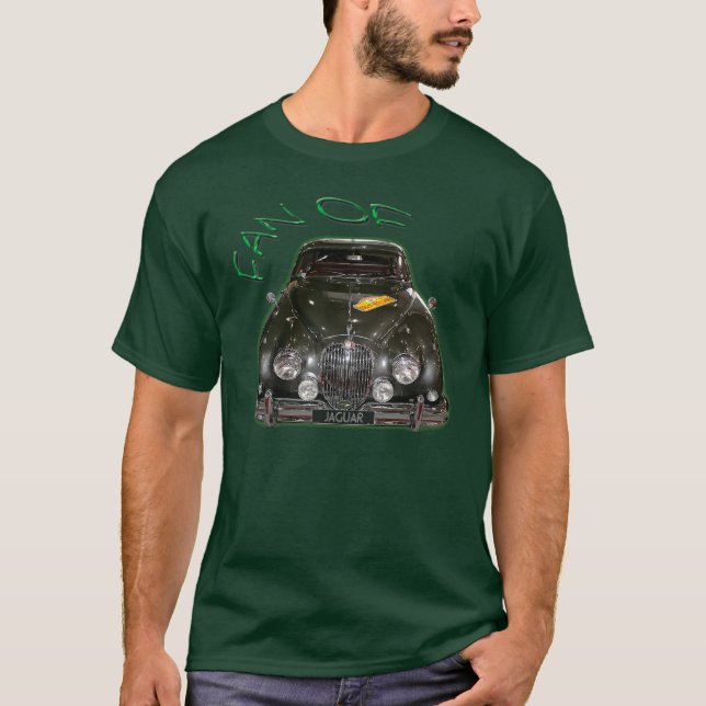 Vintager Jaguar (Änderungstext) T-Shirt (Vorderseite)
