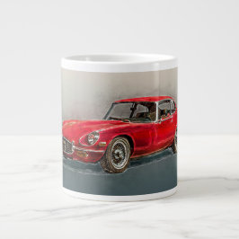 Vintager Jaguar-E-Typ Jumbo-Tasse