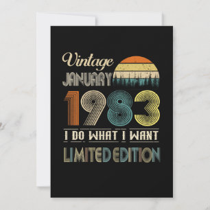 Vintager Januar 1983 Was ich Wollte Limited Editio Save The Date